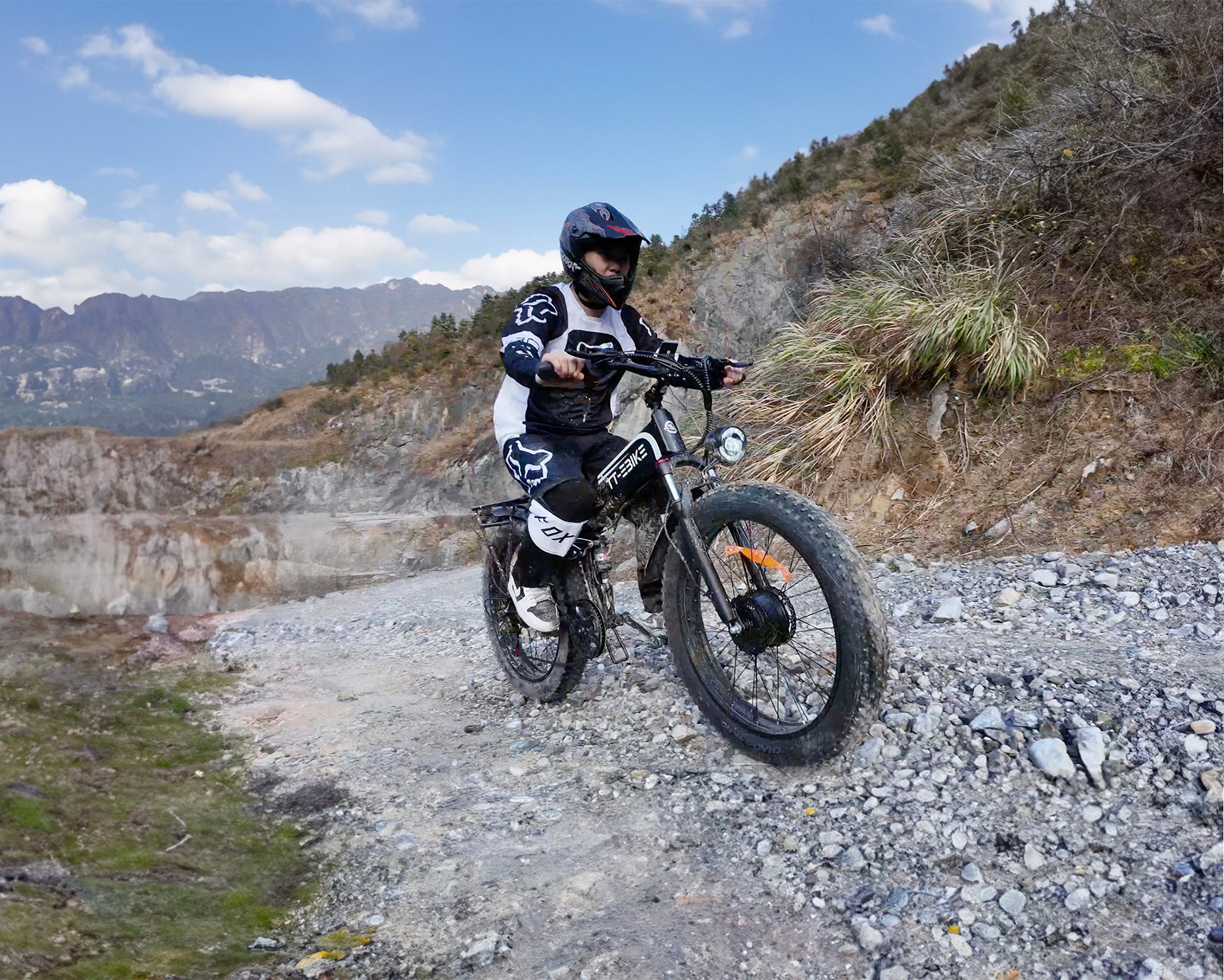 electric bicycle 3000w WALFISK Elelctric Bike ET-7 1500W/3000W Brushless Motor 60V45AH/48V60AH Big Battery Black Warrior Ebike Full suspension 50MPH 100miles(Free Rear wheel mounting KETELES Electric Bicycle 3000W Dual