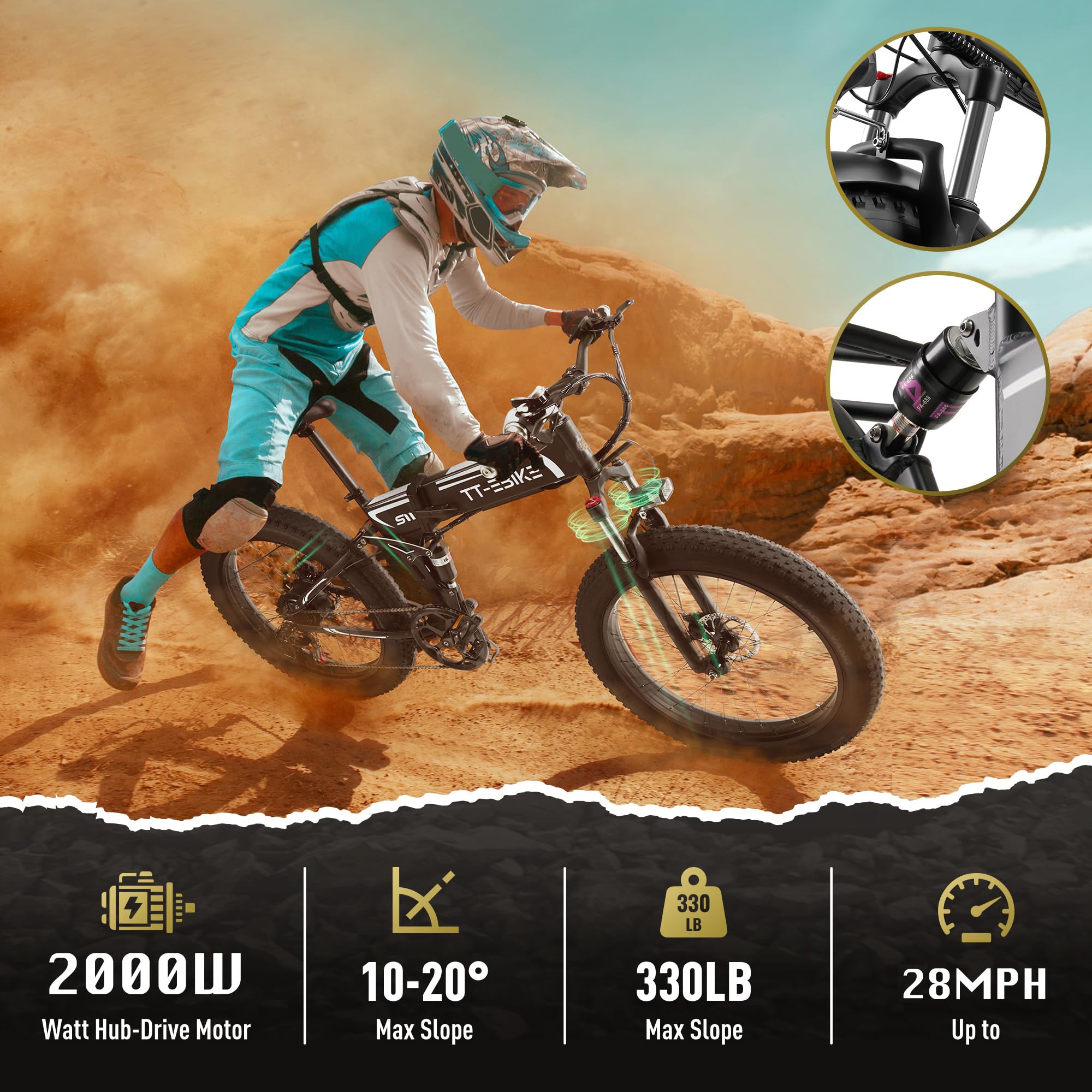 a person riding a bike