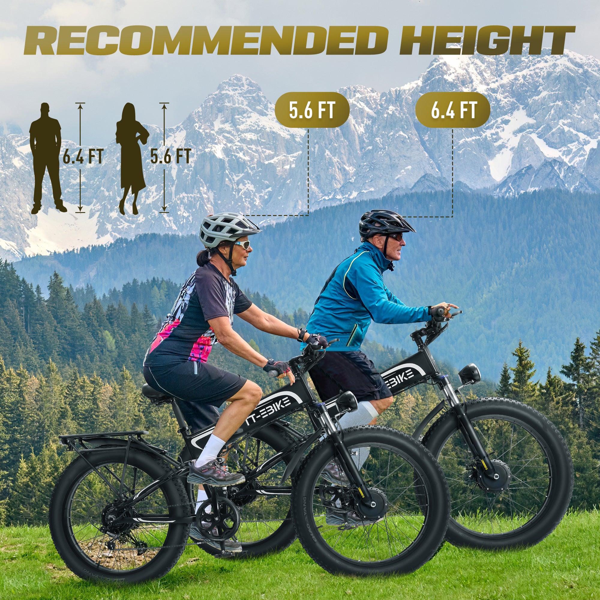 TT-EBIKE 3000W Dual Motor Folding Electric Bike for Adults with 52V 23AH Battery,26x4 Fat Tire All Terrain Ebikes,Full Suspension 28MPH E Bike,SHM 7-Speed Gear E Bikes