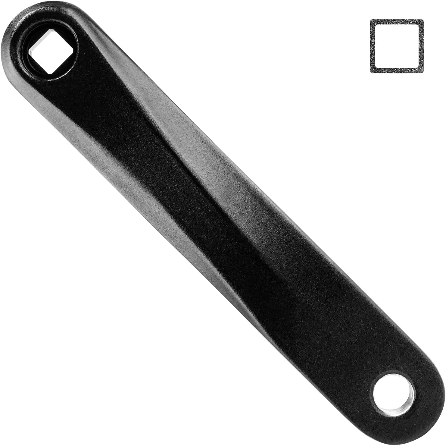 TT-EBIKE Bicycle Crank Arm,170mm Aluminium Alloy Crank Arm Set Bike Crank Arm Replacement for Folding electric  bike,Horizontal Square Hole