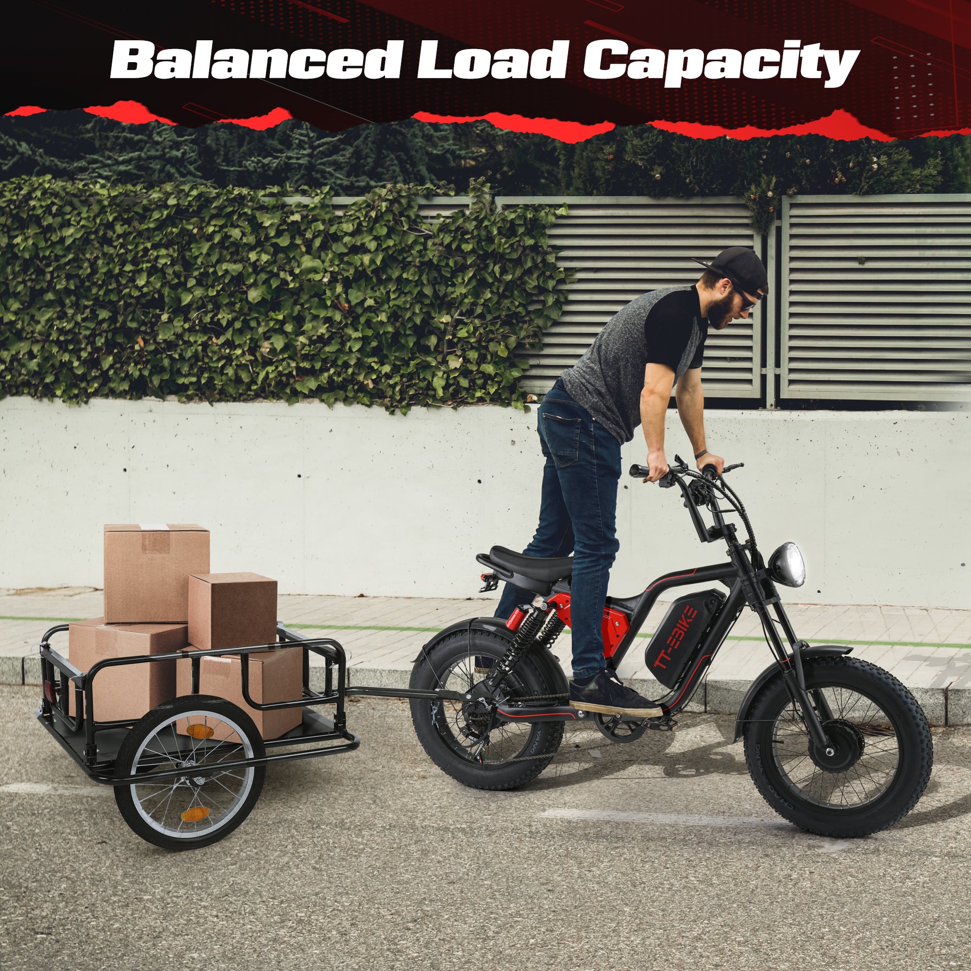 TT-EBIKE Electric Bike Adults 2000W Dual Motor with 48v 24.5AH Removable Battery, 20X4.0 Fat Tire Mountain EBike, 28MPH Dual Rear Shock Absorbers AWD E Bike for Commuter Beach, Shim 7-Speed Gear