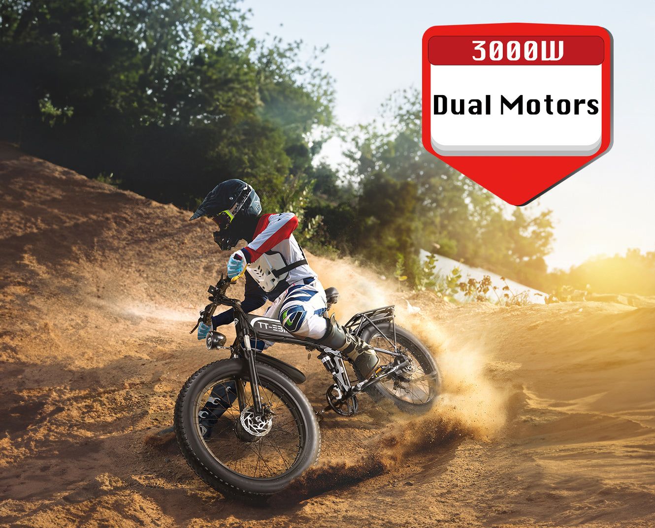 Discover the Uncharted: The TT-EBIKE 3000W Dual Motor Folding Electric Bike