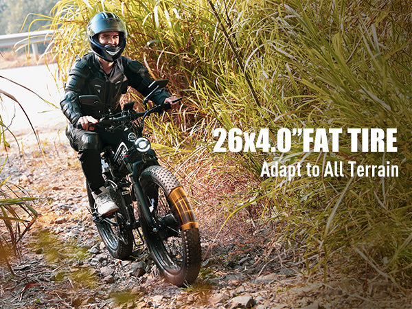 Ride TT-EBIKE Fat Tire E-Bikes on Beaches and Loose Sand