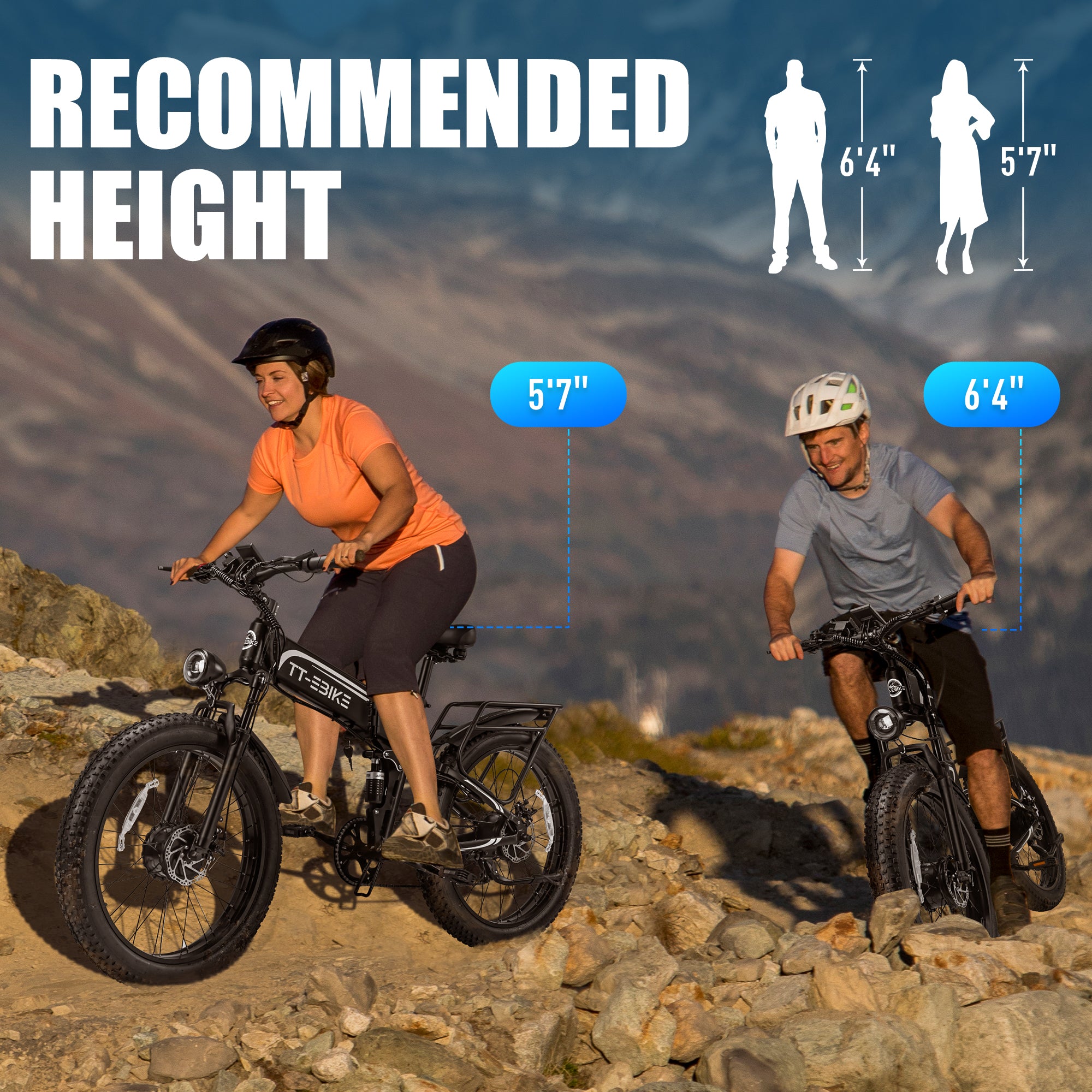 10150W Dual Motor Electric Bike for Adults 42MPH with 60V30A, 26x4 Fat Tire All Terrain Ebikes, Full Suspension E Bike, SHM 7-Speed Gear Electric Bicycle ebike