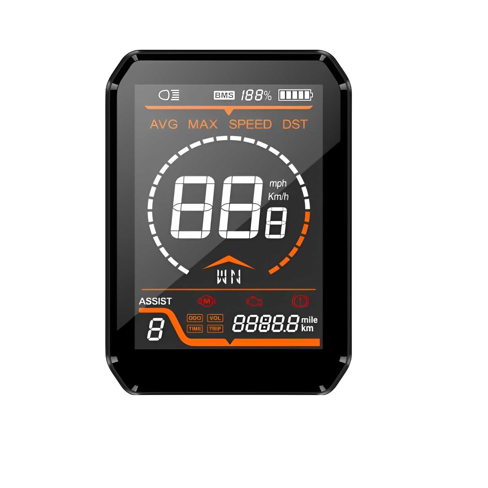 LCD Panel Display For TT-EBIKE Folding EBike - Main Image